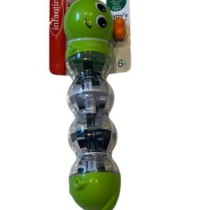Infantino Green and Clear Caterpillar Rattle